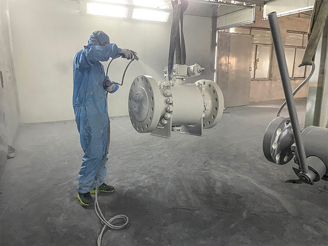 Sandblasting paint